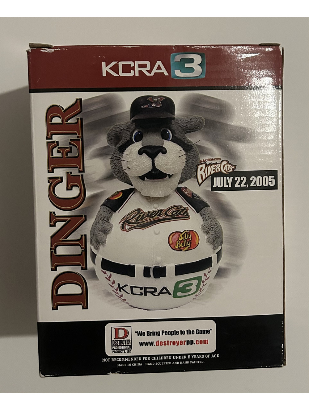 SACRAMENTO RIVER CATS 2005 Oakland A'S NICK SWISHER WOBBLEHEAD IN BOX